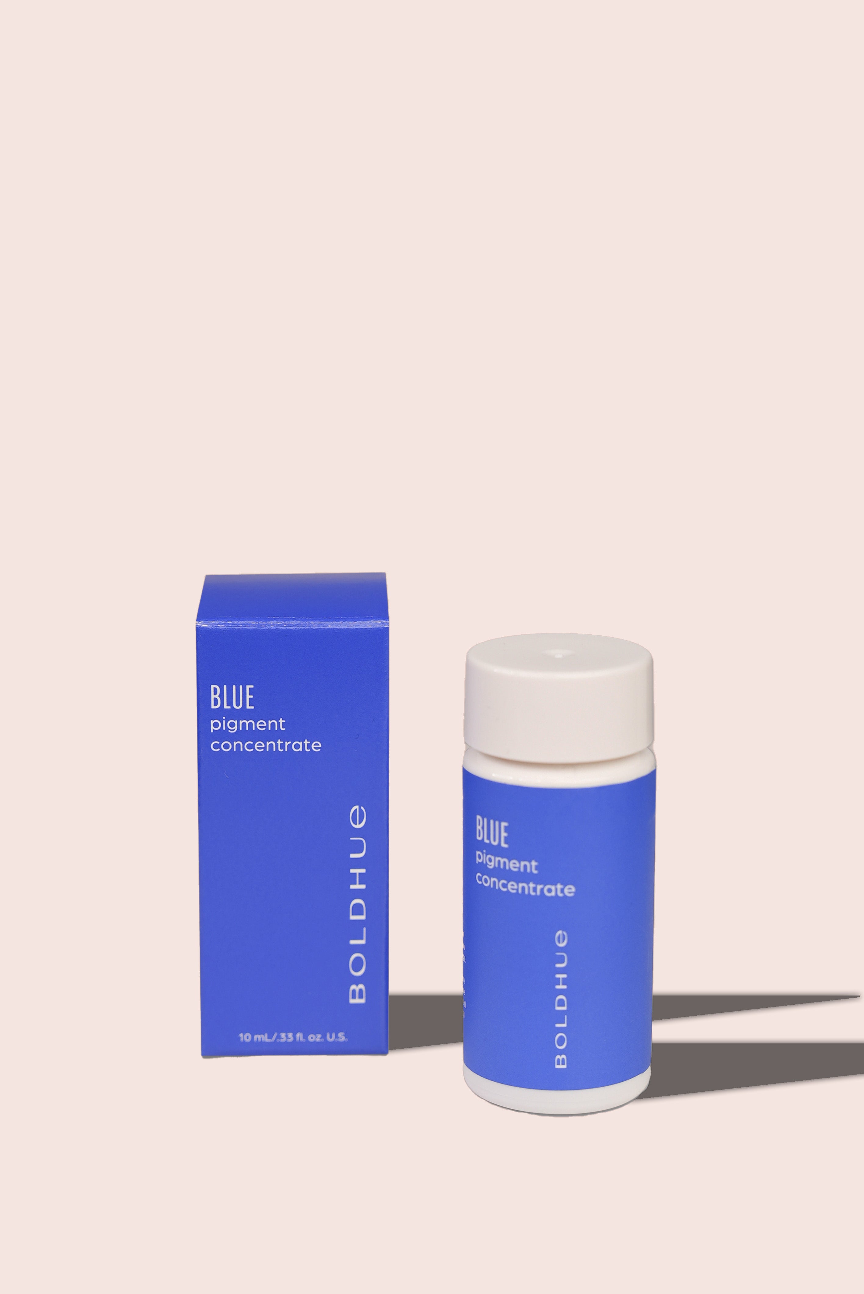 one blue pigment cartridge and the blue box it is shipped in