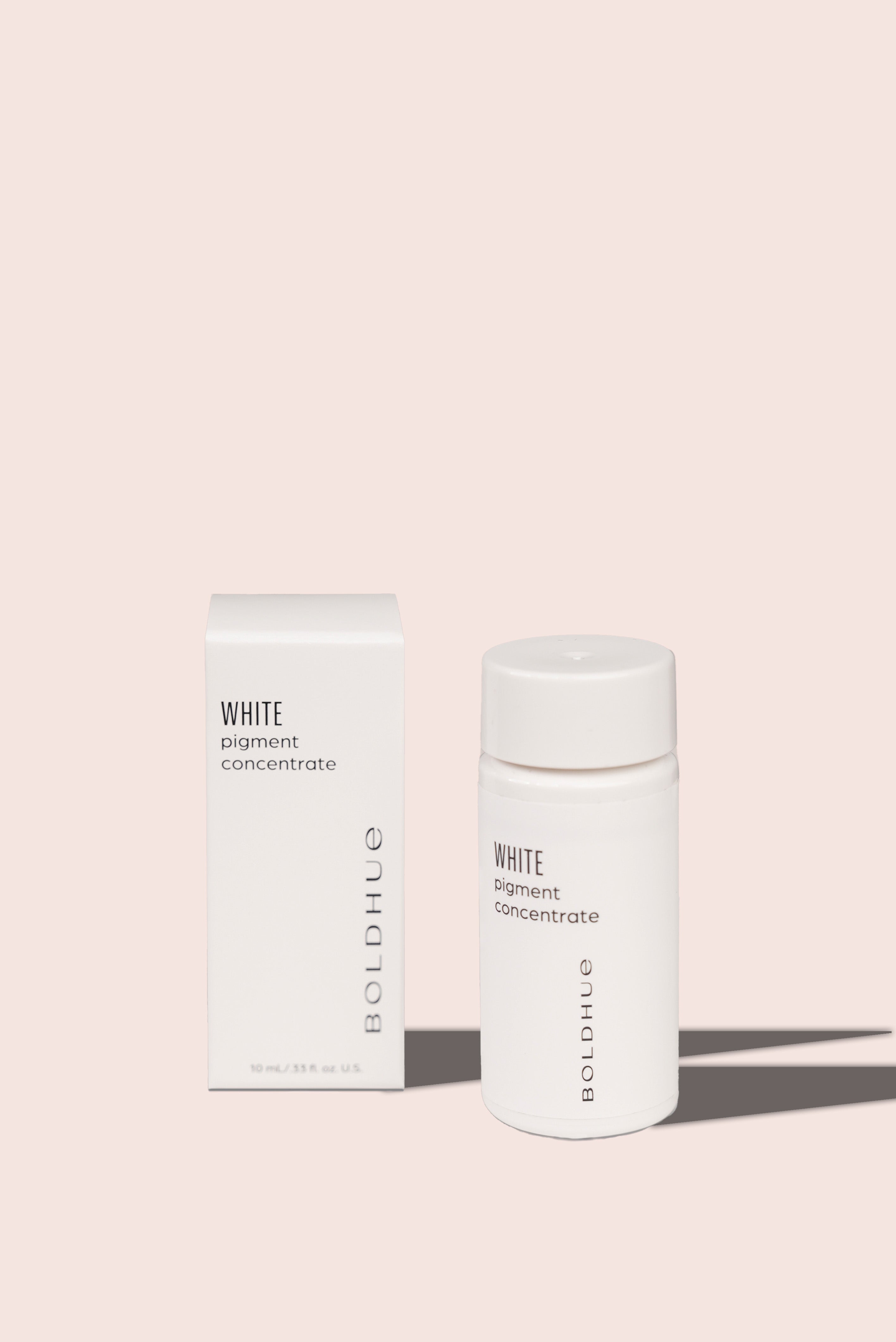 one white pigment cartridge and the white box it is shipped in